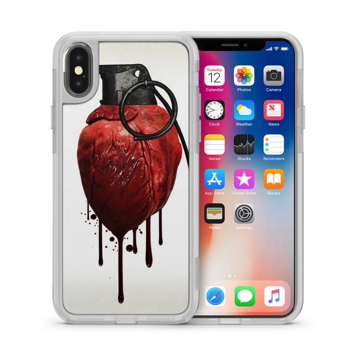 UTGATT5 - Fashion mobilskal till Apple iPhone X - Heart Grenade