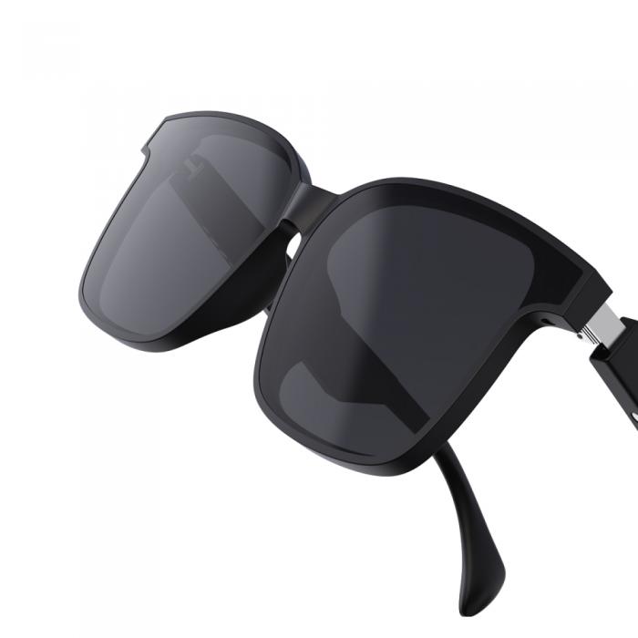 OEM - Bluetooth-solglasgon UV400 svart nylon