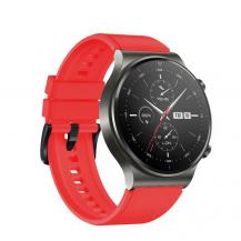 Ruhtel - Ersättningsarmband till Huawei Watch GT / GT 2 / GT2 Pro - Röd
