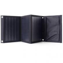 Choetech - Choetech Foldable Travel 2x USB Solladdare 22W - Svart