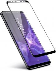 A-One Brand - Curved Härdat Glas skärmskydd till Samsung Galaxy S9 - Svart