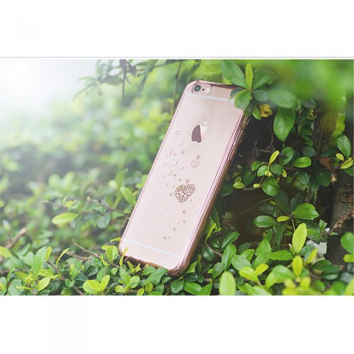 UTGATT5 - Devia Skal med Swarovski-stenar till iPhone 6 / 6S Plus - Starry RoseGold
