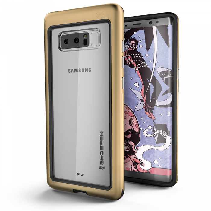 UTGATT4 - Ghostek Atomic Slim Skal till Samsung Galaxy Note 8 - Gold