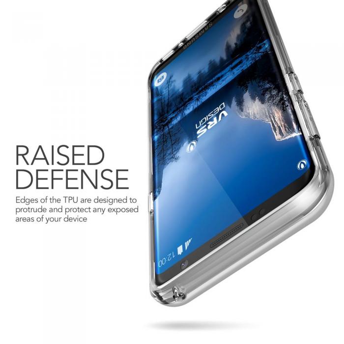 VERUS - Verus Crystal Bumper Skal till Samsung Galaxy S8 Plus - Silver