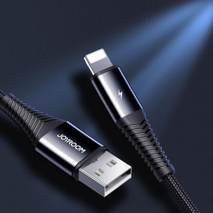 UTGATT1 - Joyroom 3in1 USB-C , Lightning , Micro-Usb Kabel 120cm - Svart