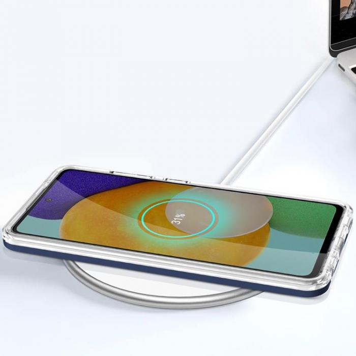 A-One Brand - Galaxy A14 5G Ultra Skal Clear 3in1 - Bl