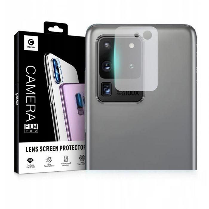 Mocolo - MOCOLO Kameralinsskydd i Hrdat Glas Galaxy S20 Ultra Clear