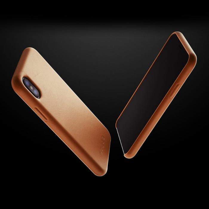UTGATT5 - Mujjo lderfodral fr iPhone XS / X - Oliv
