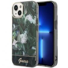 Guess - GUESS iPhone 14 Plus Skal Jungle Collection - Grön
