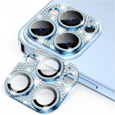 HAT PRINCE - Enkay iPhone 12 Pro Max Kameralinsskydd i Härdat glas - Blå