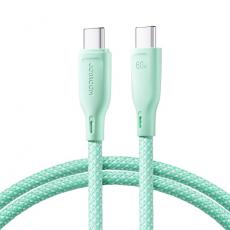 Joyroom - Joyroom USB-C - USB-C Kabel 60W 1m Multi-Color - Grön