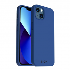SiGN - SiGN iPhone 14 Skal Liquid Silicone - Havsblått