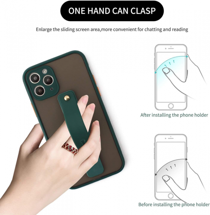 Boom of Sweden - BOOM Silikon Finger Mobilgrip Strap - Transparent