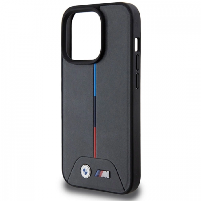 BMW - BMW iPhone 15 Pro Mobilskal Magsafe M Quilted Tricolor - Gr