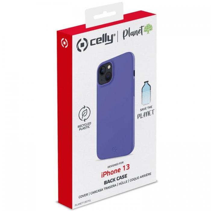 UTGATT5 - CELLY Planet Soft TPU Skal iPhone 13 - Voilet
