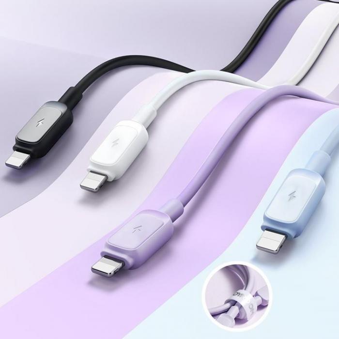 Joyroom - Joyroom USB Till Lightning Kabel 1.2m - Lila