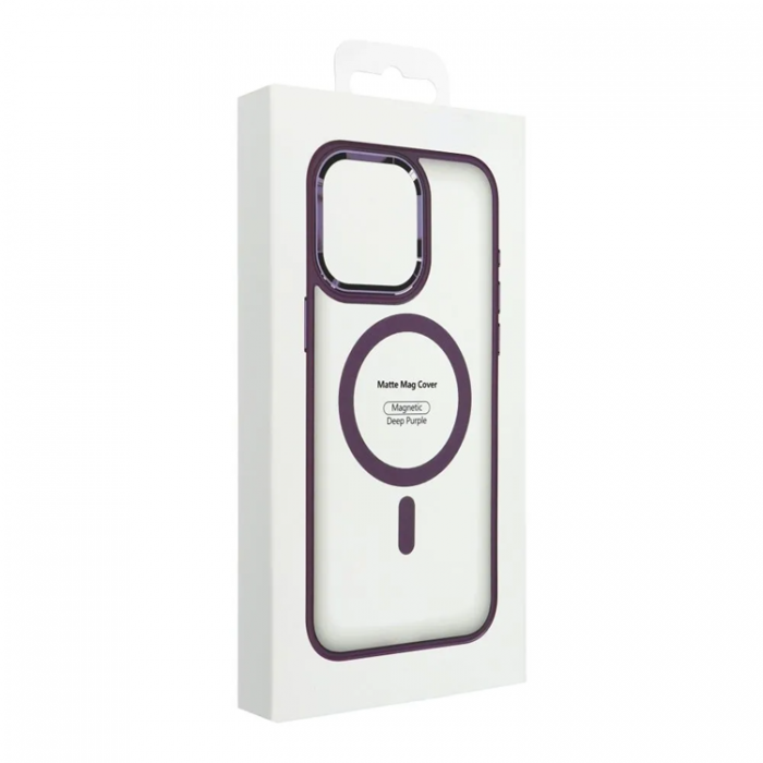 A-One Brand - iPhone 15 Pro Max Mobilskal Magsafe Matte - Lila