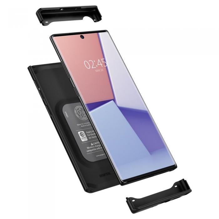 UTGATT5 - Spigen Thin Fit Classic Galaxy Note 10+ Plus Svart