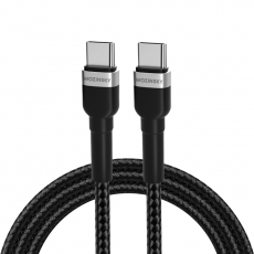 Wozinsky - Wozinsky USB-C/USB-C PD 65W Kabel 2m - Svart