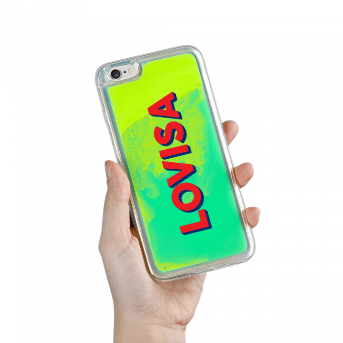 UTGATT5 - Designa Sjlv Neon Sand skal iPhone 6/6s Plus - Grn