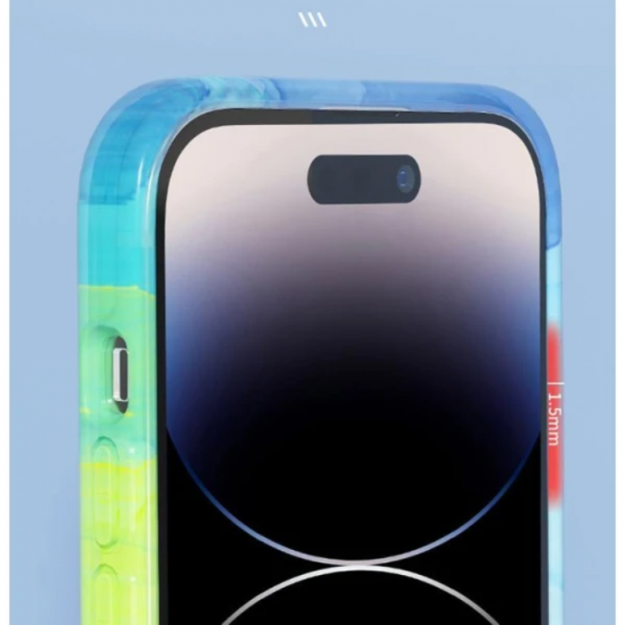 Boom of Sweden - BOOM iPhone 14 Pro Max Mobilskal Magsafe Vattenfrg - Rainbow