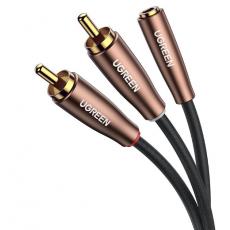 Ugreen - Ugreen Audio Kabel 3.5 mm Mini Jack 5m - Brun