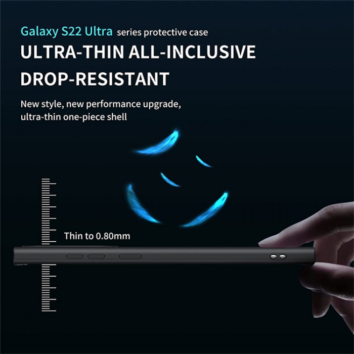 A-One Brand - Galaxy S23 Ultra Skal Magsafe Liquid Rubberized - Svart