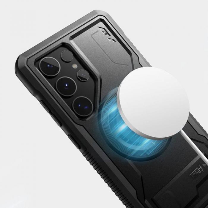 Tech-Protect - Tech-Protect Galaxy S24 Ultra Mobilskal Magsafe Kevlar - Svart