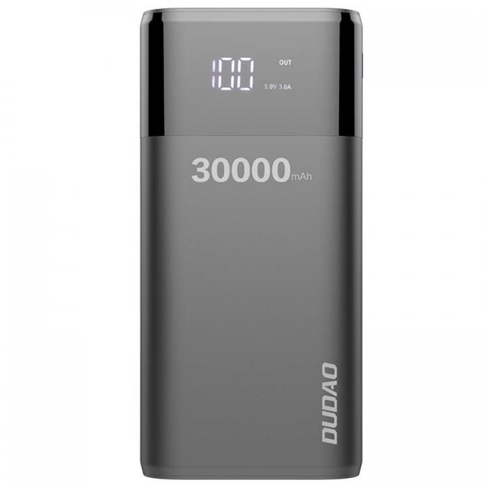 UTGATT1 - Dudao Powerbank 30000mAh 4x USB - Svart
