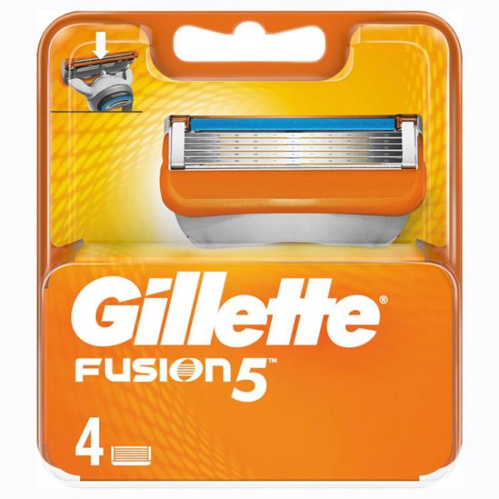 UTGATT1 - GILLETTE Rakblad Fusion 4-pack