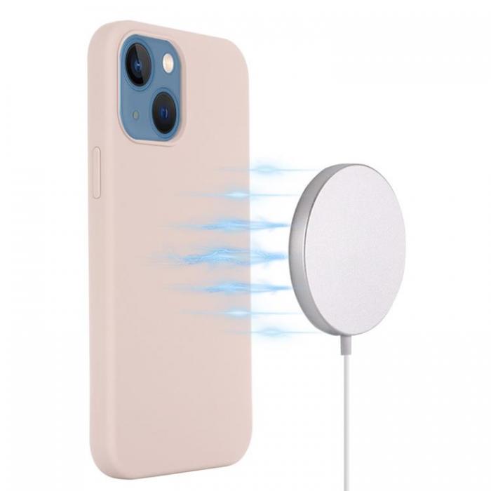 OEM - Liquid Silicone MagSafe Magnetic Skal till iPhone 12 Mini - Rosa