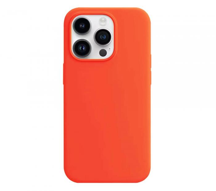 A-One Brand - iPhone 14 Pro Max Skal Magsafe Silicone Ultra Slim - Orange
