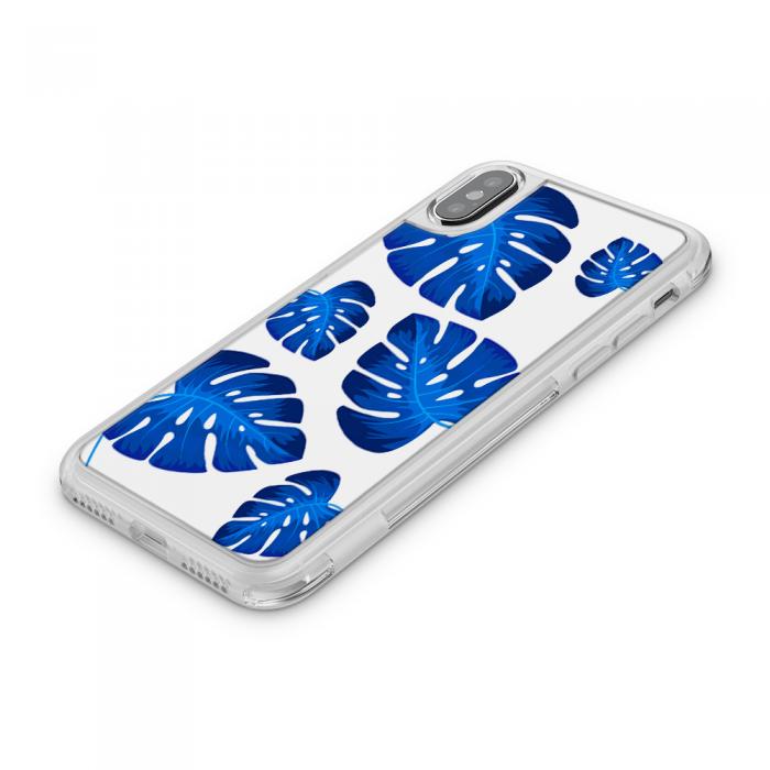 UTGATT5 - Fashion mobilskal till Apple iPhone X - Blue jungle