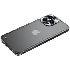 A-One Brand - iPhone 13 Pro Skal Metall Slim - Svart
