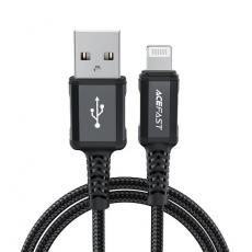 Acefast - Acefast USB-A Till Lightning Kabel 1.8m - Svart