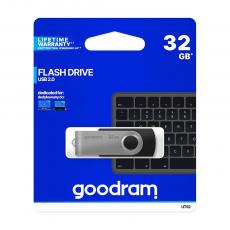Goodram - Goodram 32GB USB 2.0 Twister Pendrive Svart