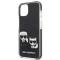 KARL LAGERFELD - Karl Lagerfeld TPE Karl & Choupette Skal iPhone 13 Mini - Svart