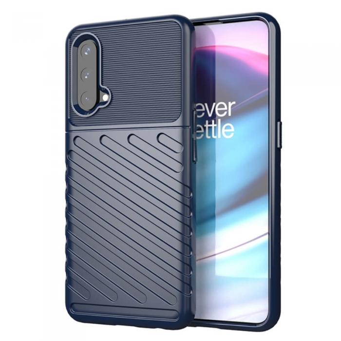 A-One Brand - Twill Texture Flexicase skal till Oneplus Nord CE 5G - Bl