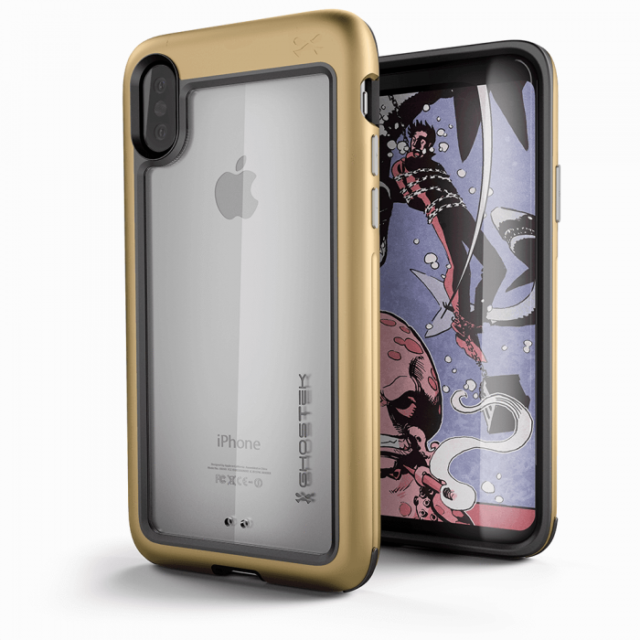 Ghostek - Ghostek Atmoic Slim Skal till Apple iPhone XS / X - Guld