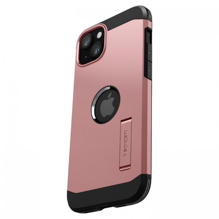 Spigen - Spigen iPhone 15 Mobilskal Magsafe Tough Armor - Rosa Guld