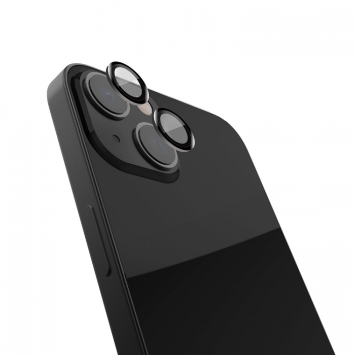 Raptic - Raptic iPhone 14 Plus KameraLinsskydd i Hrdat Glas Armor