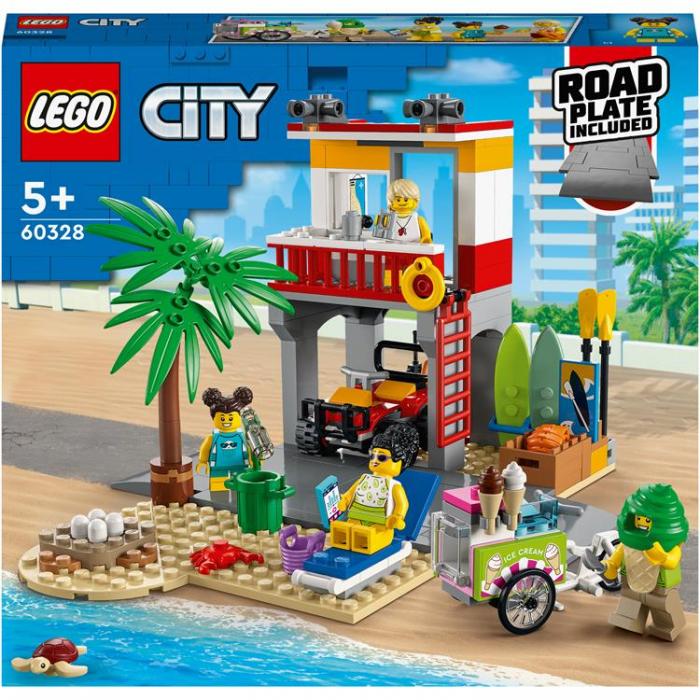 UTGATT5 - LEGO My City - Livrddarstation p stranden