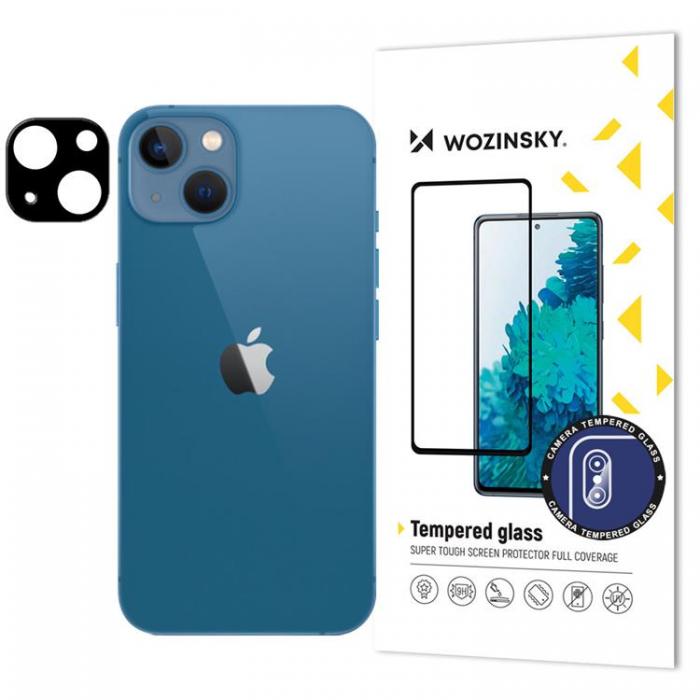 Wozinsky - Wozinsky iPhone 15 Kameralinsskydd i Hrdat Glas 9H - Svart