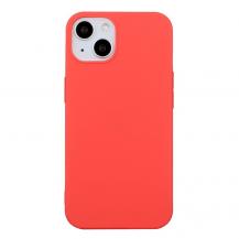 A-One Brand - iPhone 15 Plus Mobilskal TPU Matte Slim-Fit - Röd