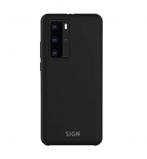 SiGN - SiGN Huawei P40 Pro Skal Liquid Silicone - Svart