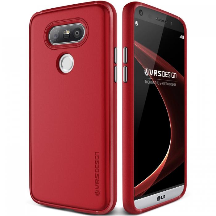UTGATT5 - Verus Single Fit Skal till LG G5 - Blossom Red