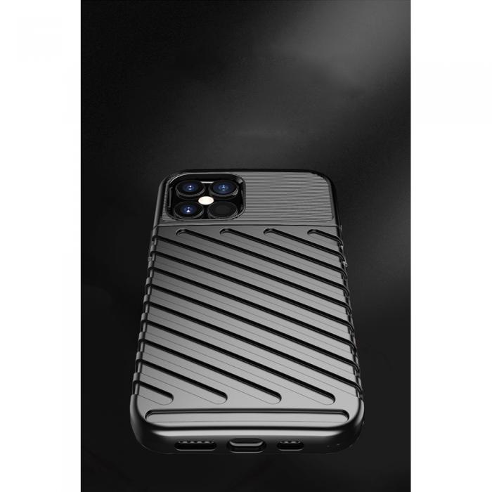 OEM - Thunder Twill Texture Skal iPhone 12 & 12 Pro - Grn