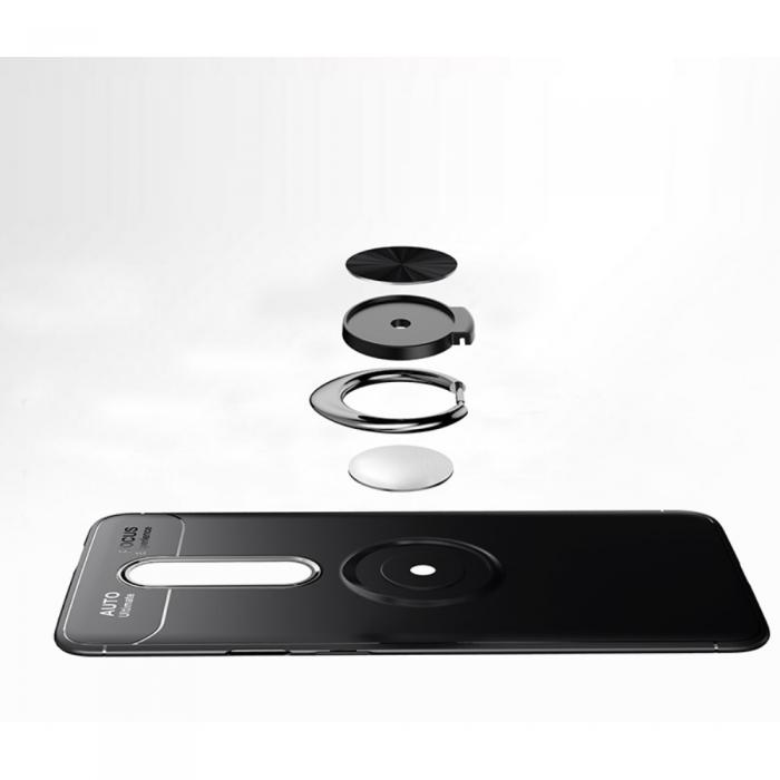 DG.MING - Finger Ring Skal OnePlus 8 - Svart
