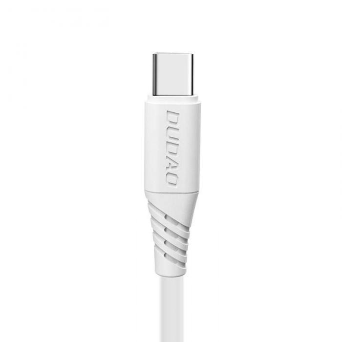 Dudao - Dudao USB-A till USB-C snabb laddningsKabel 5A 1m Vit L2T 1m Vit