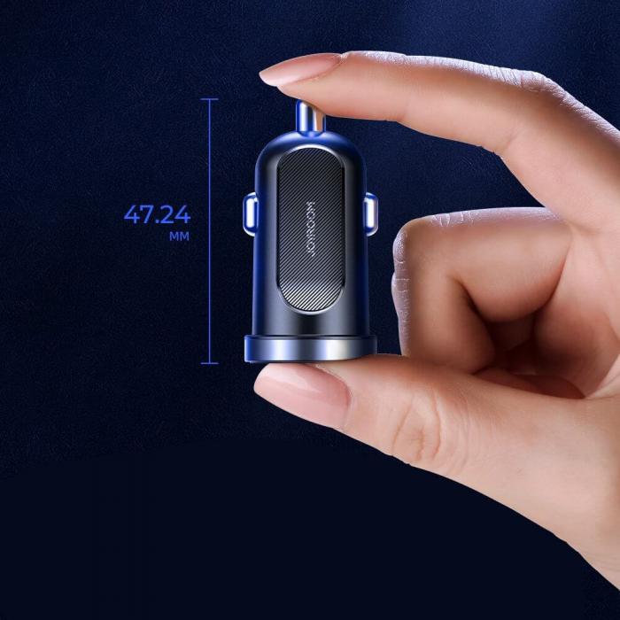 UTGATT5 - Joyroom mini dual port USB Type C/USB 30 W 5 A car charger 3.0 B